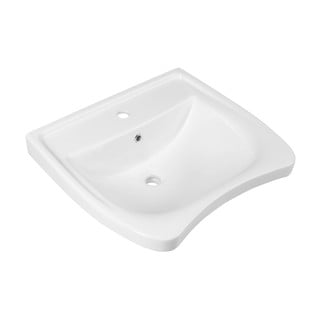 Lavabo bianco in ceramica 60x55 cm Handicap – Sapho