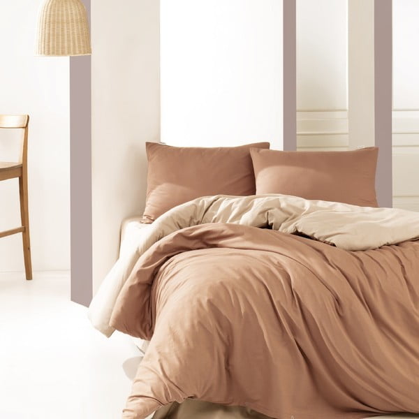 Biancheria da letto in cotone beige con lenzuolo Marie Claire Suzy, 160 x 220 cm - Marie Claire Home