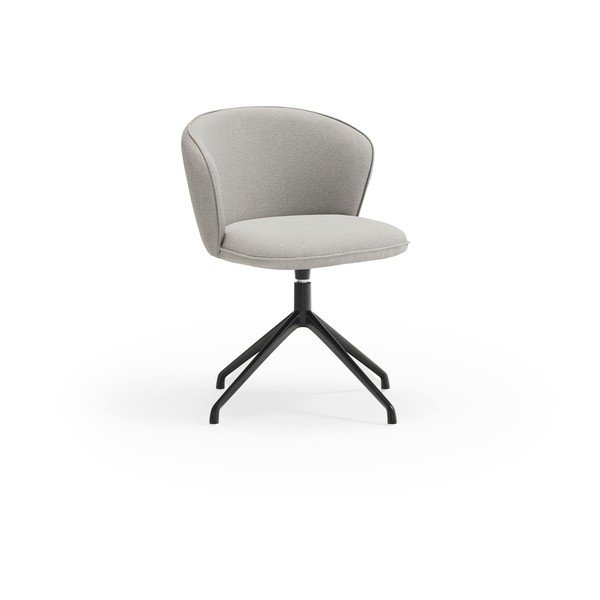 Set di sedie da pranzo grigio chiaro in imbottito 2 pz Add – Teulat-image-3