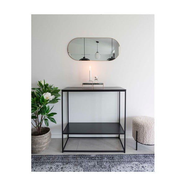 Specchio da parete con cornice in oro , 35 x 80 cm Jersey - House Nordic-image-1