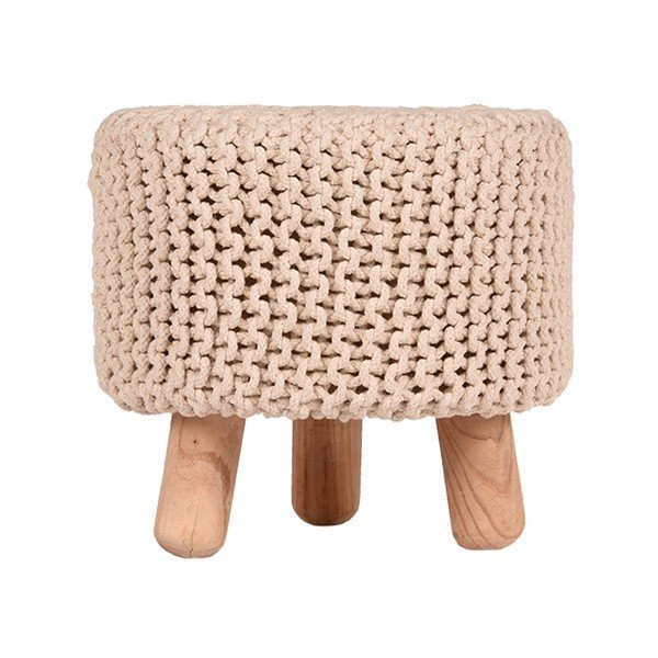 Sgabello beige chiaro Kota - LABEL51-image-3