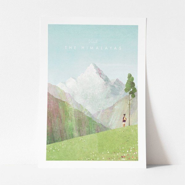 Poster , 50 x 70 cm Himalayas - Travelposter