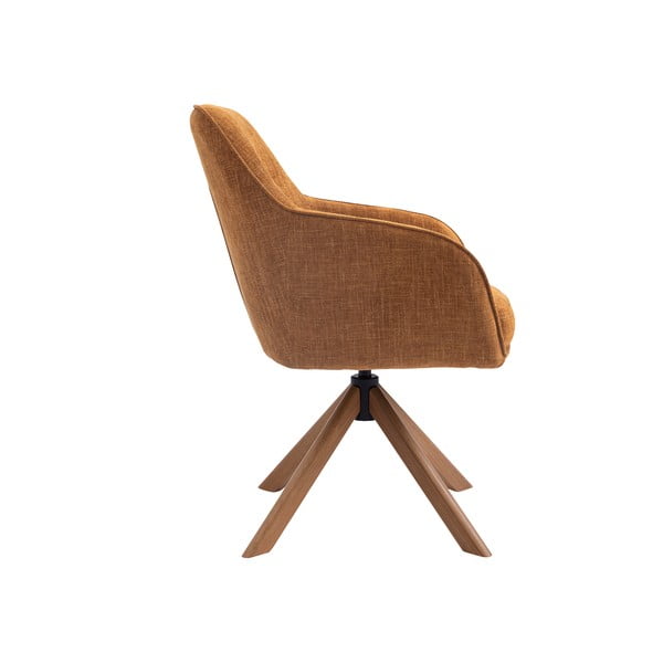 Set di sedie da pranzo arancione in imbottito 2 pz Avola – Unique Furniture-image-4