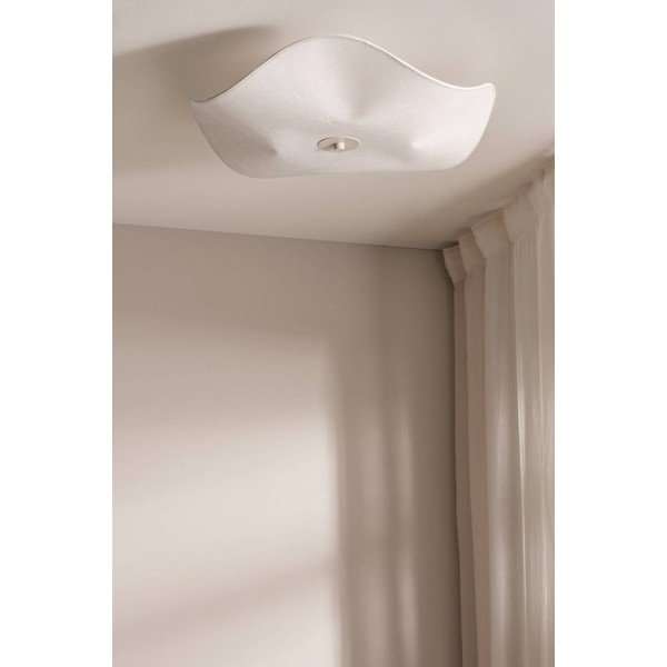 Plafoniera color crema in carta ø 60 cm Monshi – Jotex-image-2