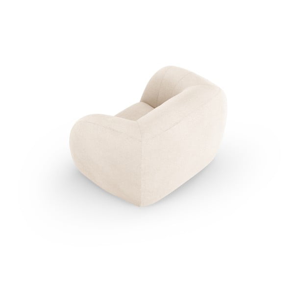 Poltrona crema in tessuto bouclé Essen - Cosmopolitan Design-image-3