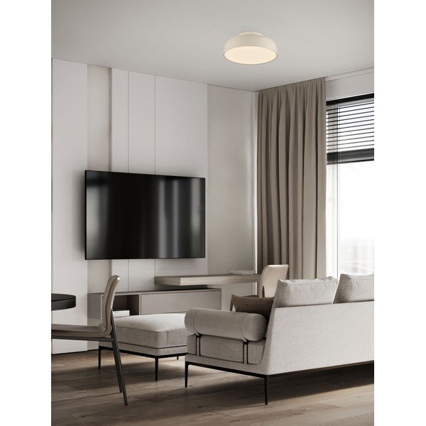 Plafoniera LED bianca in alluminio con intensità regolabile Noelia – Nova Luce-image-1