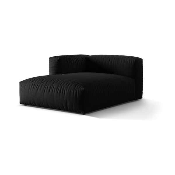 Modulo divano nero (angolo sinistro) Martina - Micadoni Home-image-2