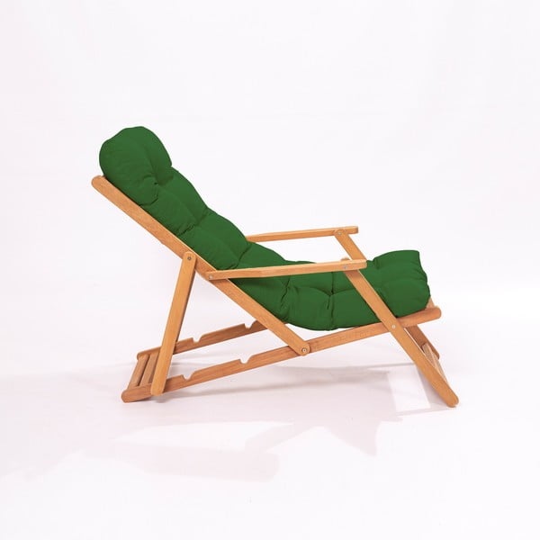 Set da giardino in legno di faggio in colore verde-naturale per 2 persone - Floriane Garden-image-4
