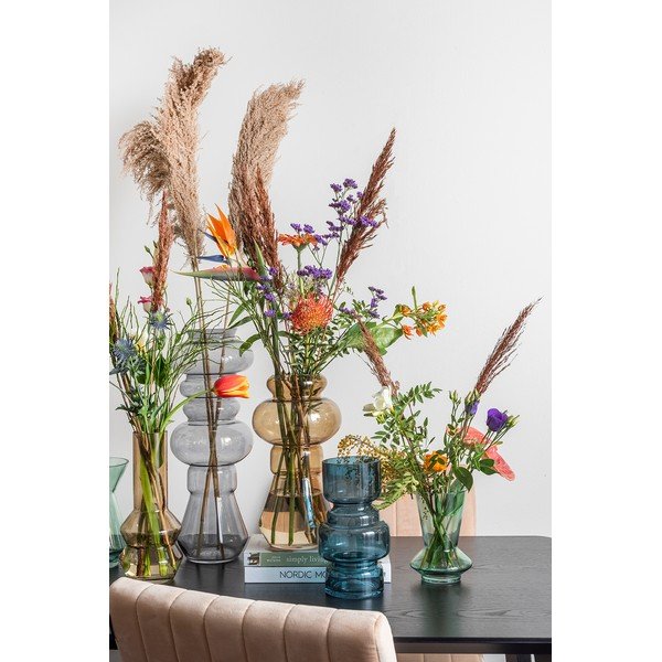 Vaso alto in vetro grigio Morgana - PT LIVING-image-4
