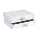 Cassettiera con 2 cassetti in oro e bianco Birger - Bigso Box of Sweden