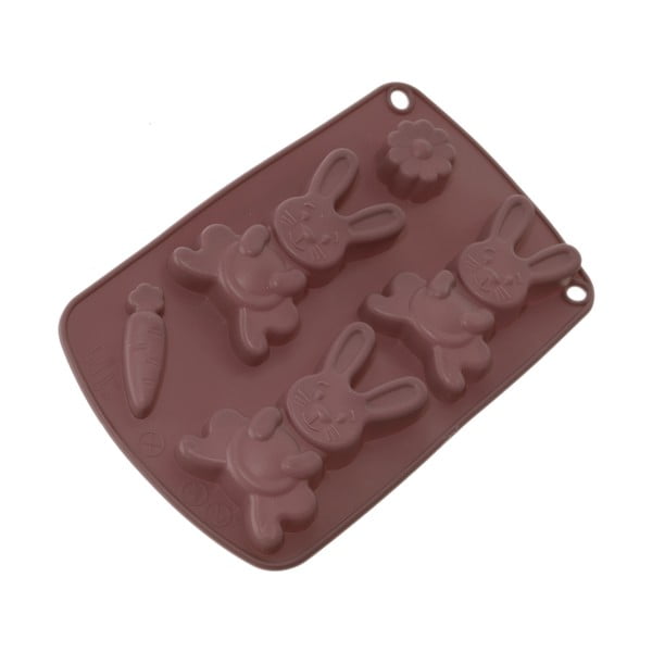 Stampo in silicone marrone Bunny, 21 x 13,5 cm - Orion
