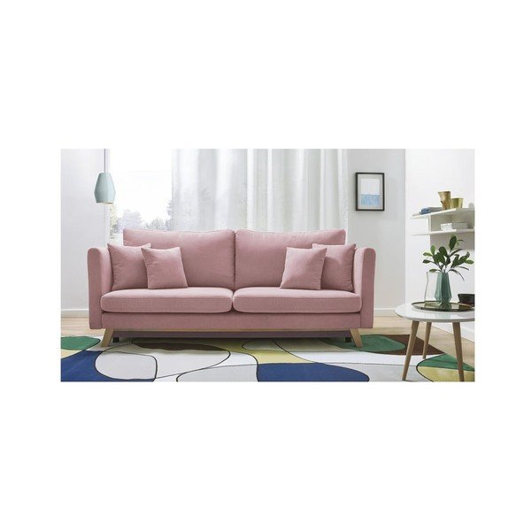 Divano letto rosa Triplo - Bobochic Paris-image-4
