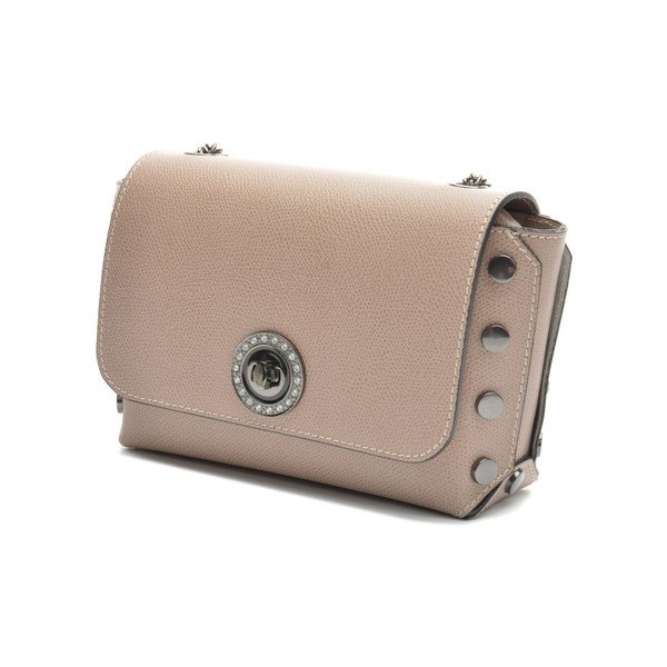 Béžová kožená kabelka Anna Luchini Runa-image-4