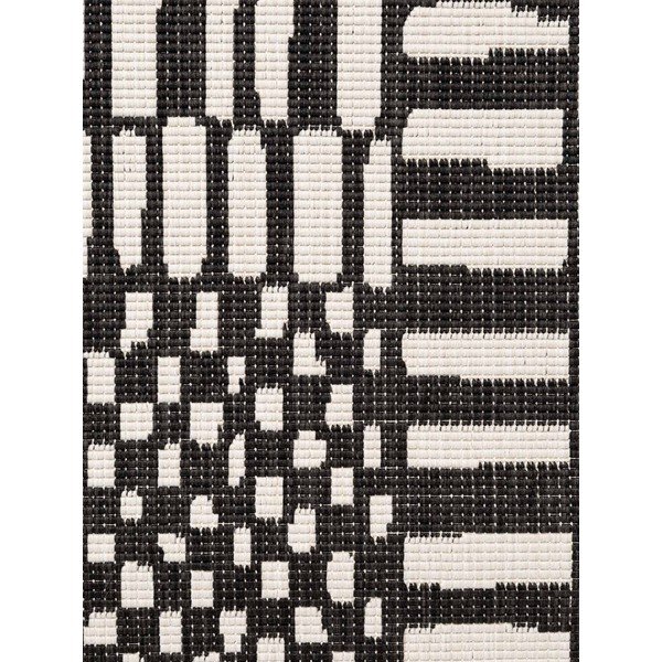 Tappeto da interno/esterno nero/color crema 160x230 cm Haringey Barkham – Ted Baker-image-4