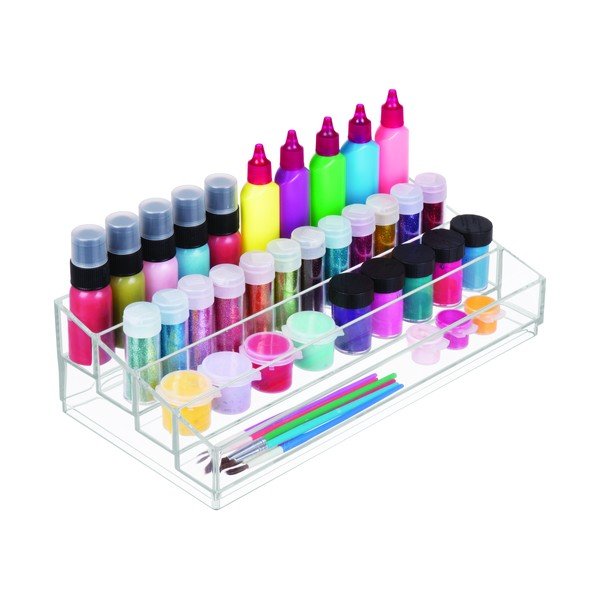 Supporto cosmetico trasparente Clarity, 20 x 34 cm - iDesign-image-4