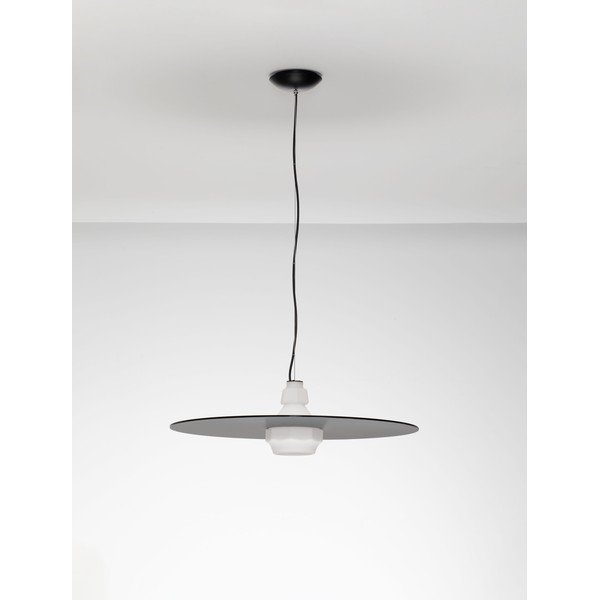Lampadario nero opaco in acciaio ø 60 cm Lora – Nova Luce-image-4