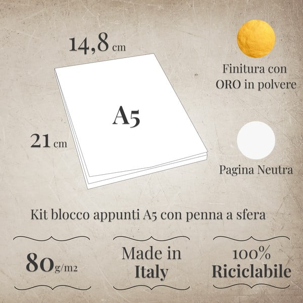 Quaderno con penna 50 pagine formato A5 Alice - Kartos-image-2