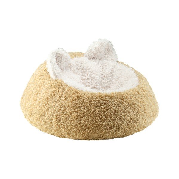 Pouf a sacco per bambini color ambra con rivestimento in pelliccia sintetica Yeti – Wigiwama