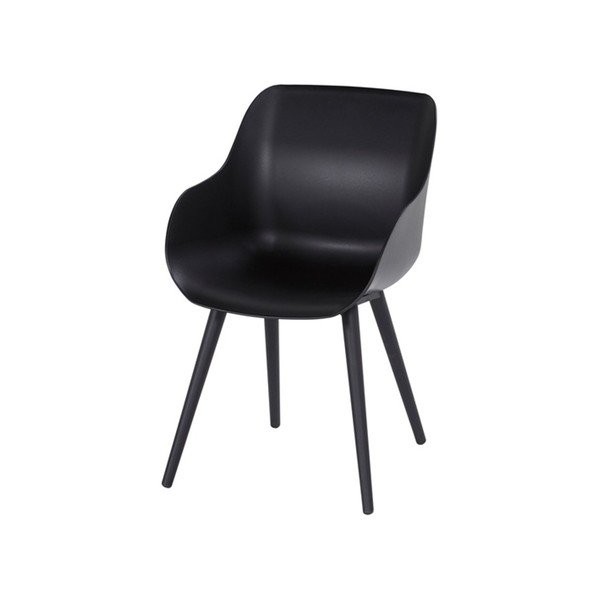Sada 2 černých zahradních židlí Hartman Sophie Organic Studio Chair