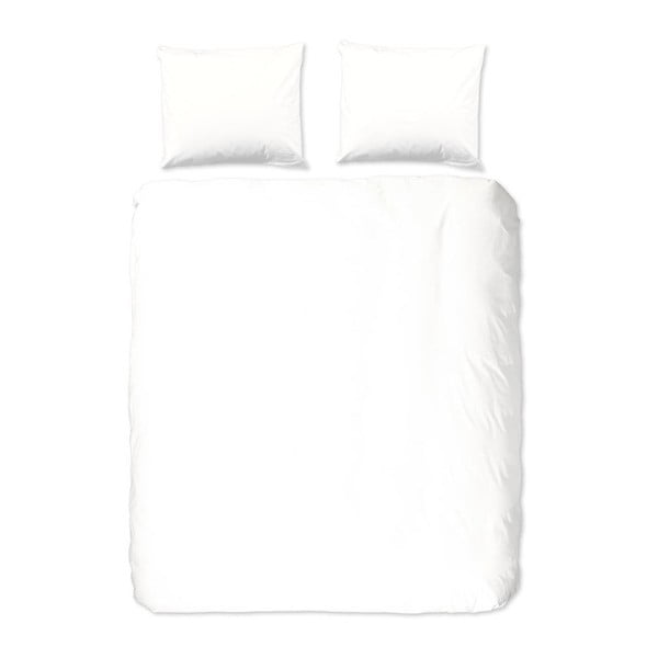Biancheria da letto matrimoniale in cotone bianco versal, 220 x 240 cm Uni - Good Morning