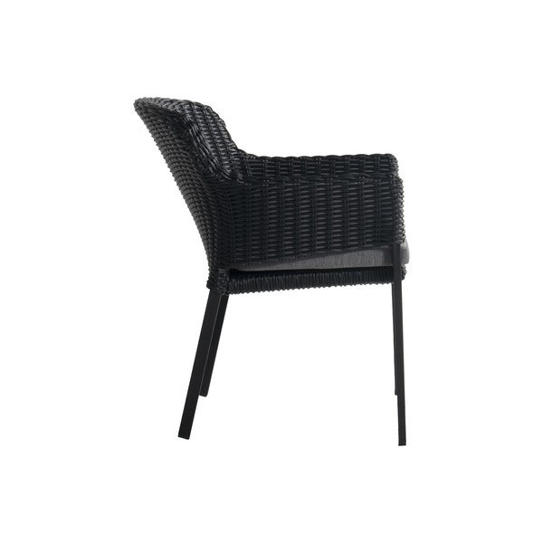 Černá plastová zahradní židle Cairo – Hartman-image-3