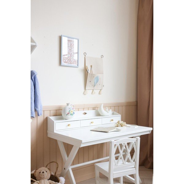 Sedia per bambini bianca Harlequin – Cam Cam Copenhagen-image-2