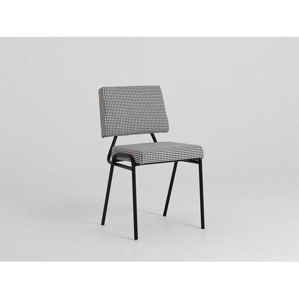 Sedia da pranzo bianca e nera Simple - CustomForm-image-1