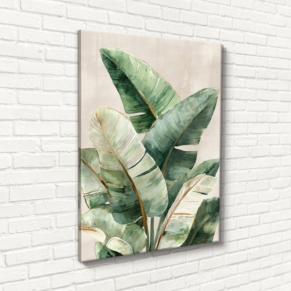 Dipinto stampato dipinto su tela 70x100 cm Foliage – Styler-image-4