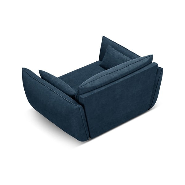Poltrona blu scuro Vanda - Mazzini Sofas-image-3
