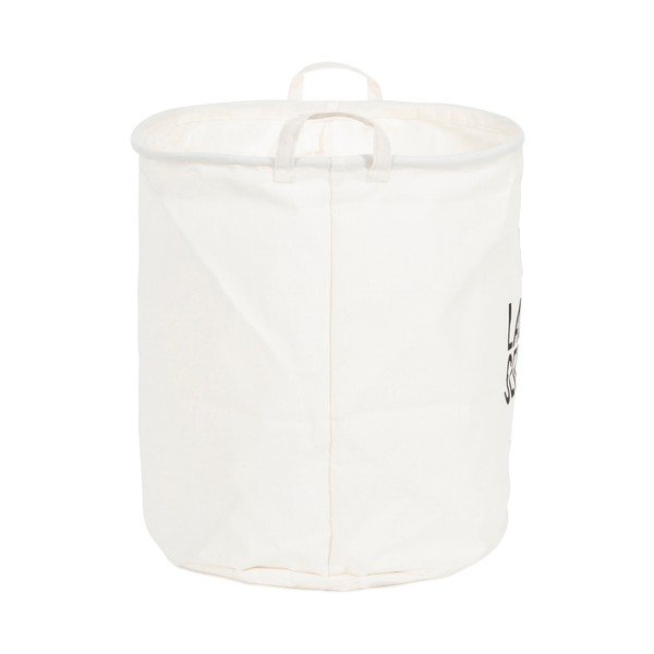 Cesto per la biancheria in tessuto bianco Arrow - Compactor-image-1