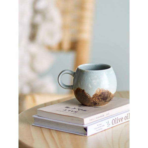 Tazza marrone/color crema in ceramica 280 ml Paula – Bloomingville-image-1