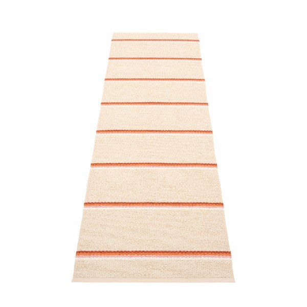 Passatoia da interno/esterno color mattone/color crema 70x240 cm Olle Brick Cream – Pappelina