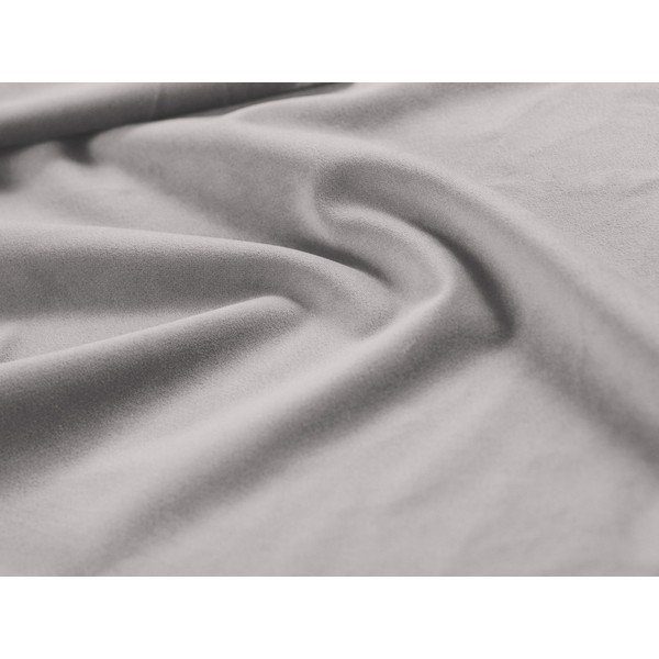 Letto singolo imbottito argentato con contenitore con rete inclusa 90x200 cm Jodie – Micadoni -image-4