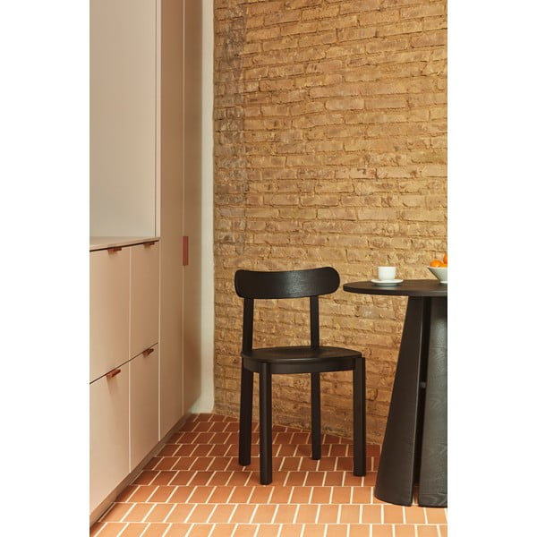 Tavolo da pranzo rotondo con piano in frassino ø 65 cm Cep - Teulat-image-3