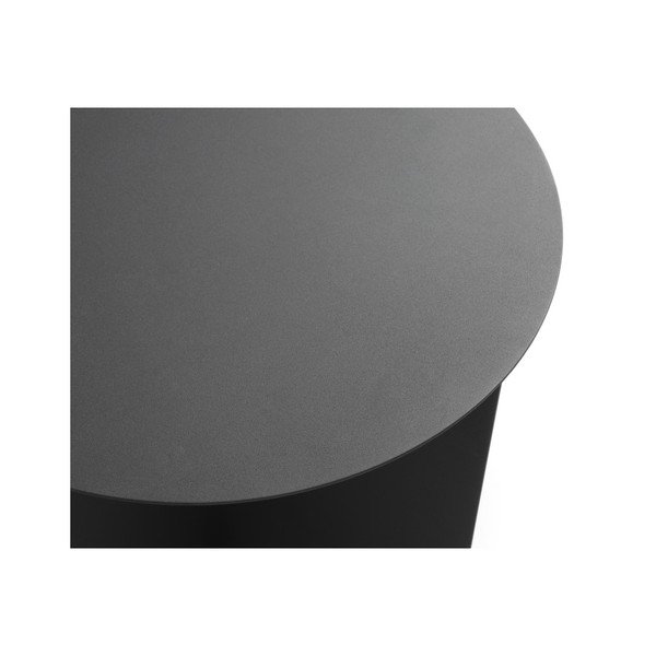 Černý odkládací stolek Custom Form Oli, ⌀ 50 cm-image-4