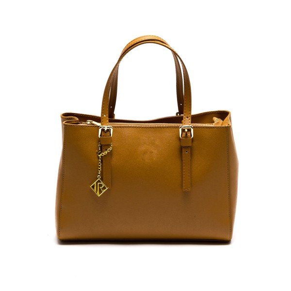 Kožená kabelka Isabella Rhea 441 Cognac