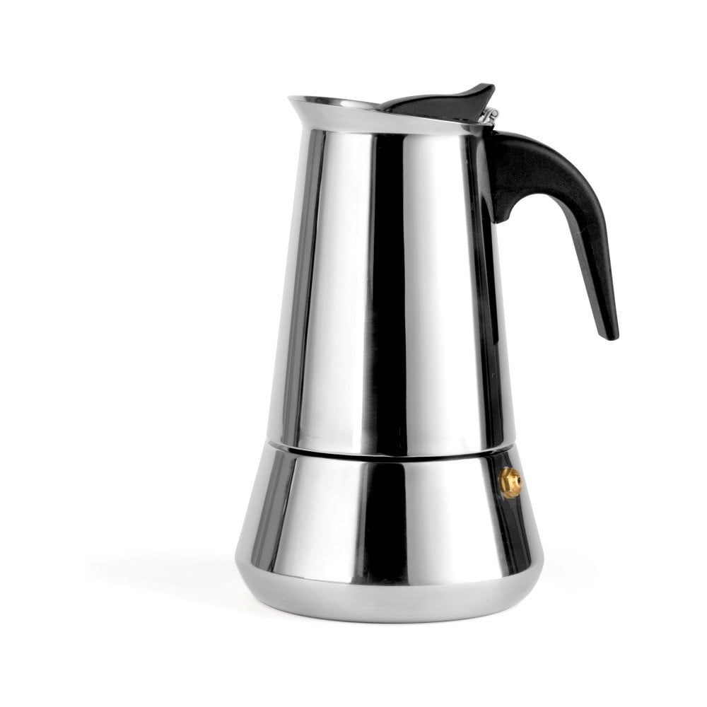 Caffettiera argentato in acciaio inox 400 ml Trevi – Leopold Vienna | Frenchpress e caffettiere
