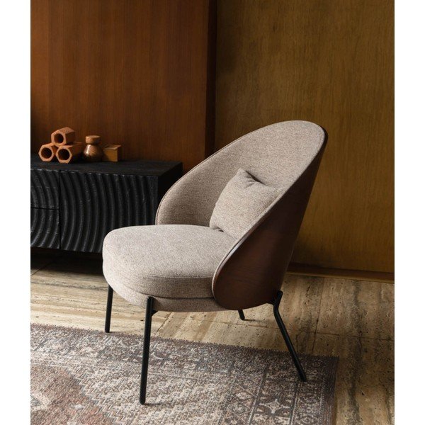 Poltrona beige Rodin - Dutchbone-image-1