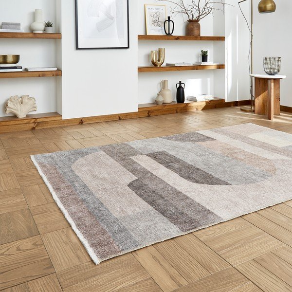 Runner lavabile beige 60x170 cm in misto cotone Whisper - Think Rugs-image-2