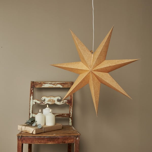 Decorazione luminosa natalizia di colore oro ø 60 cm Cotton - Star Trading