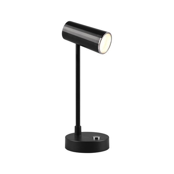 Lampada da tavolo dimmerabile a LED nero lucido (altezza 28 cm) Lenny - Trio-image-1