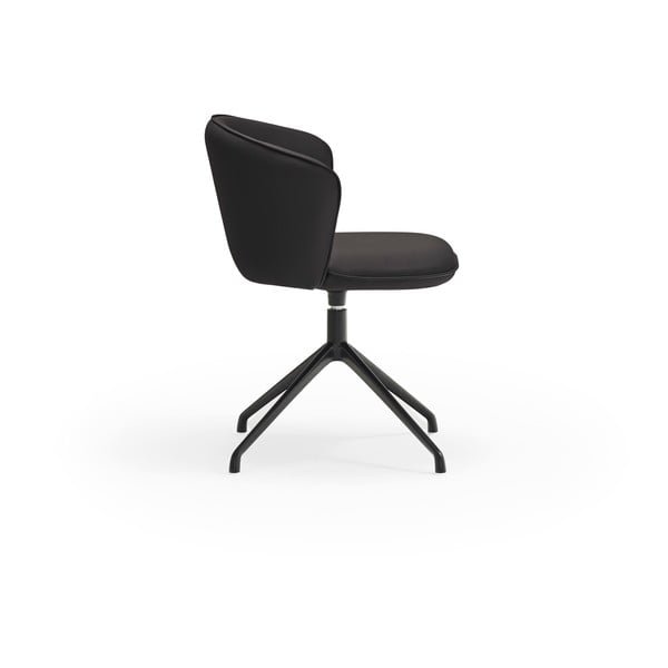 Set di sedie da pranzo nera in imbottito 2 pz Add – Teulat-image-4