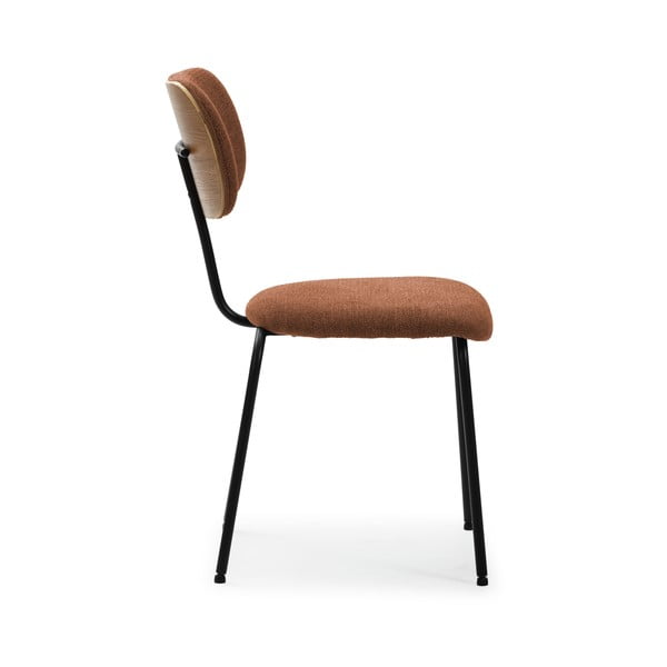 Sedie da pranzo in set color mattone 4 pz Dash – Marckeric-image-3