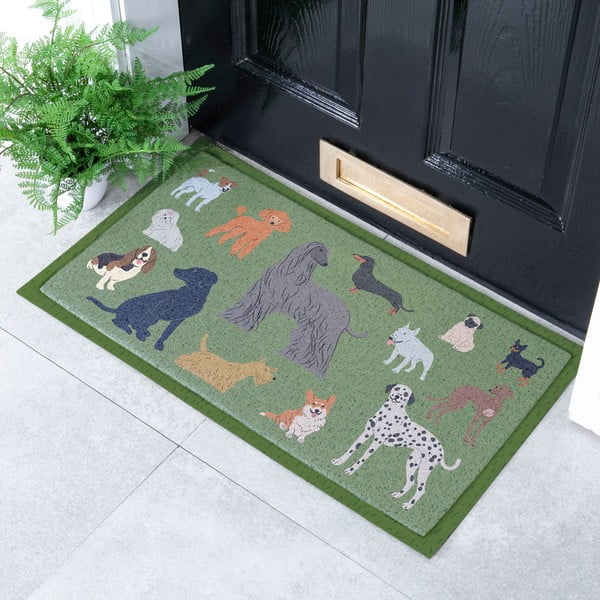 Zerbino 40x70 cm Dog Breeds – Artsy Doormats-image-1