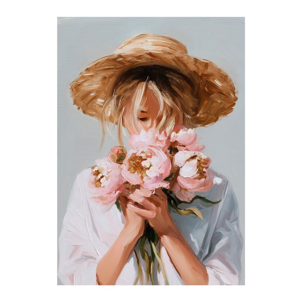 Quadro con elementi dipinti a mano 70x100 cm Estelle – Styler | Quadri