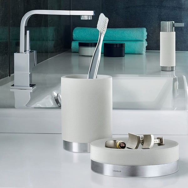 Distributore di sapone bianco Ara - Blomus-image-1