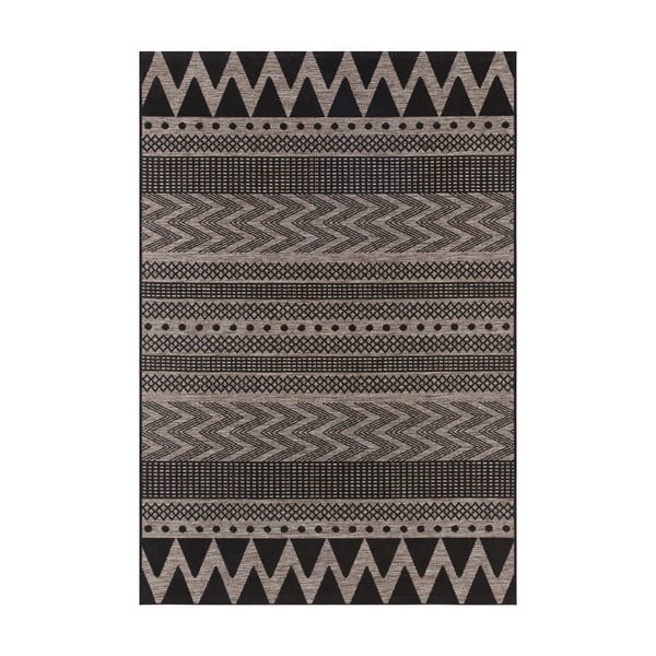 Tappeto per esterni nero e beige , 200 x 290 cm Sidon - NORTHRUGS