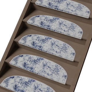 Gradini blu in set da 16 pezzi 20x65 cm Digital City - Vitaus
