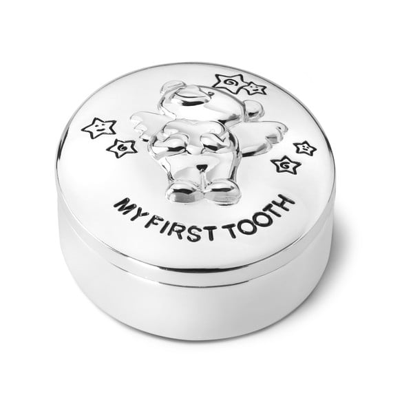 Scatola in metallo per primo dente ø 5,5x2 cm Twinkle - Zilverstad-image-1