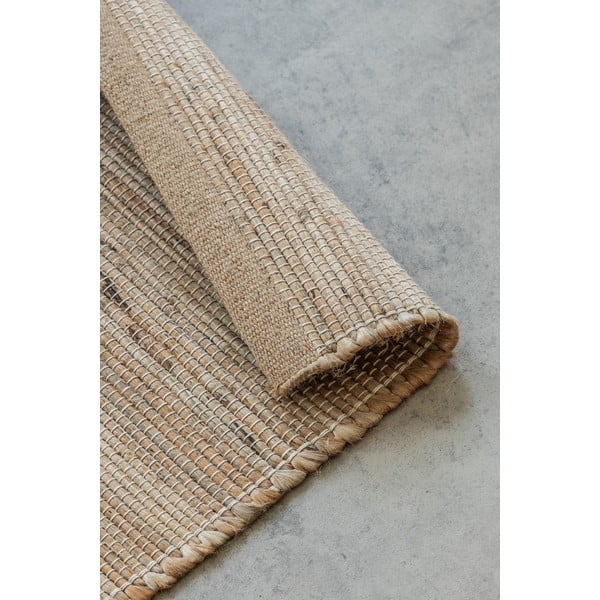 Passatoia beige in misto iuta tessuta a mano 80x200 cm Handloom – Hanse Home-image-4